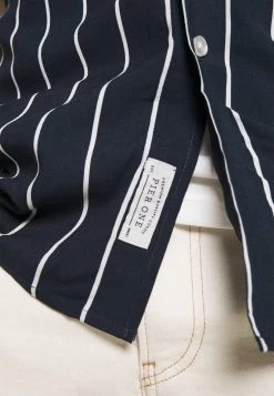 Pier One Camisa - Dark Blue -Pier One d896ae86c3f94b9d8671d16fda9184a2