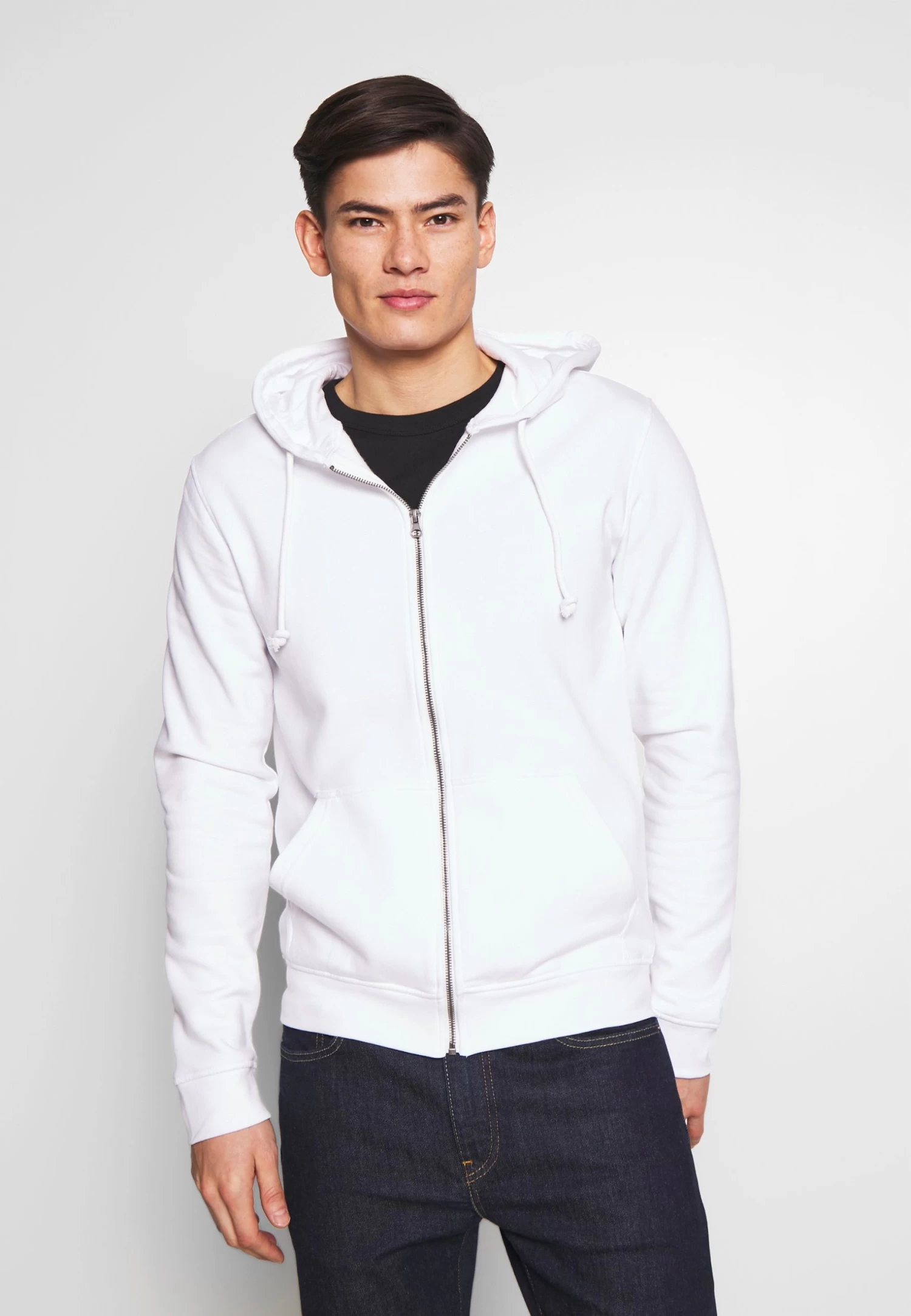Pier One Sudadera Con Cremallera - White 3 Pier One Sudadera Con Cremallera - White