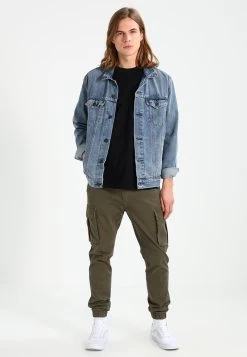 Pier One Cuffed Skinny Trouser- Pantalones Cargo - Khaki -Pier One e04df6720f5344cea28e8703f886f062