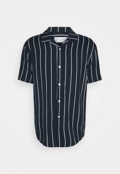 Pier One Camisa - Dark Blue -Pier One e156a9632333451f8fb35a760f6d9935