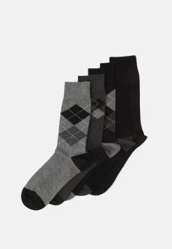 Pier One 5 Pack - Calcetines - Black