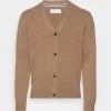 Pier One Chaqueta De Punto - Mottled Beige