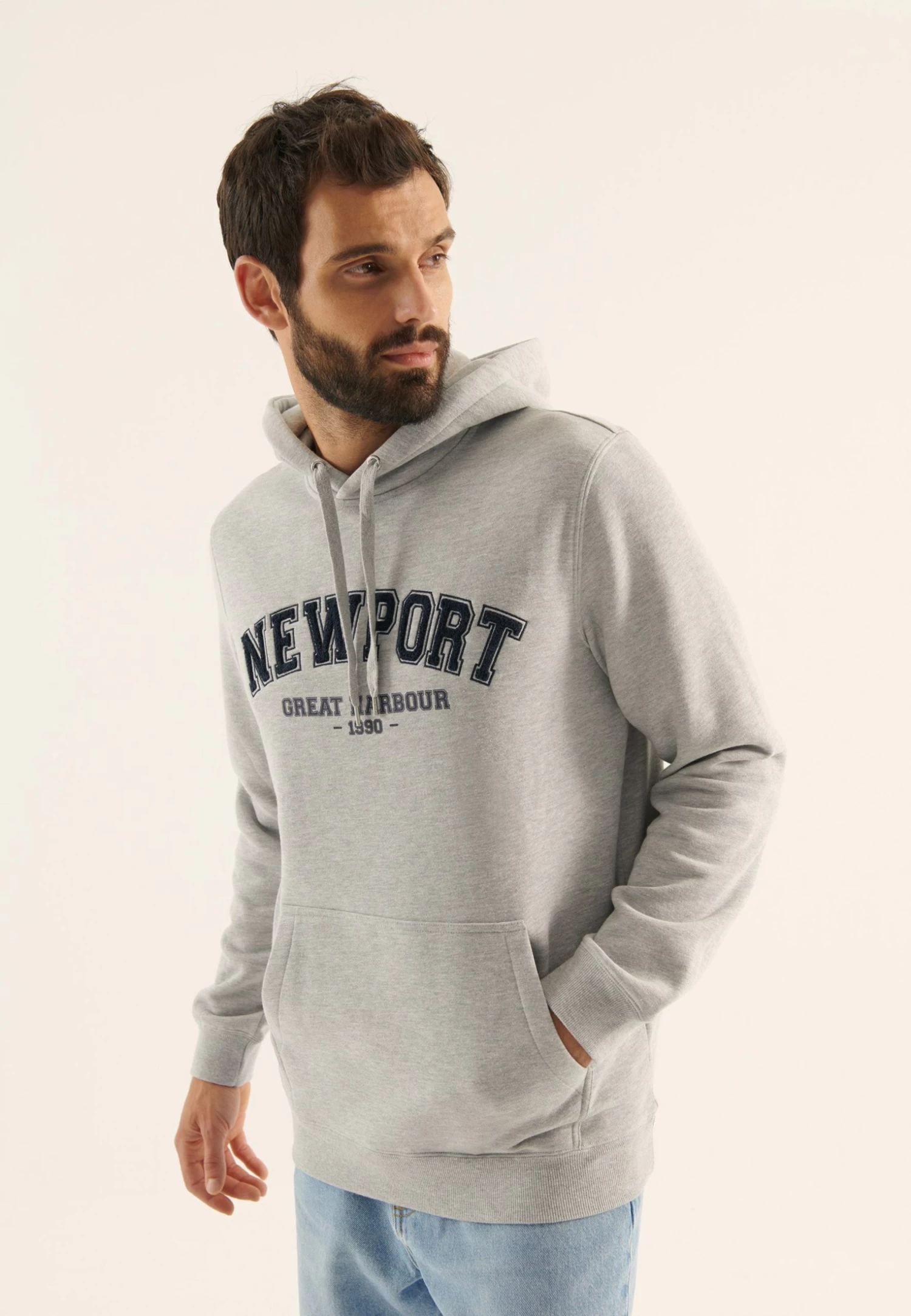 Pier One Sudadera - Mottled Light Grey 3 Pier One Sudadera - Mottled Light Grey