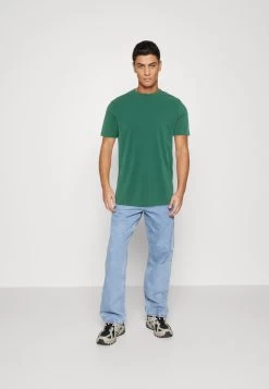 Pier One 7 Pack - Camiseta Básica - Blue/Mottled Bordeaux/White