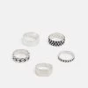 Pier One 5 Pack - Anillo - Silver-Coloured 1 Pier One 5 Pack - Anillo - Silver-Coloured -Pier One fc3926f0e1e341beb8f9300523b0deb6